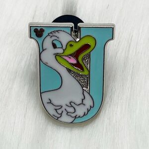 🔮 5/$25 Disney Alphabet U For Ugly Duckling‎ Silly Symphonies Pin